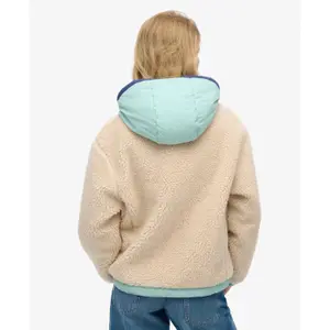 Damski polar sherpa z kapturem Superdry Vintage image-3