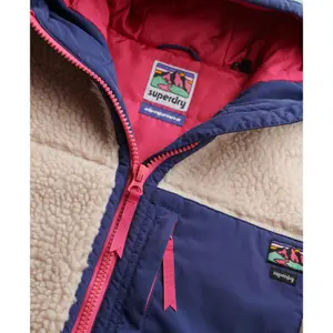Damski polar sherpa z kapturem Superdry Vintage image-4