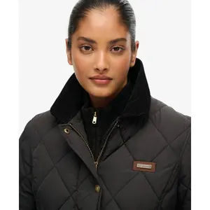 Women's down jacket Superdry Cord Trimmed Liner image-5