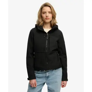 Women's hooded hiking jacket Superdry Classic image-1