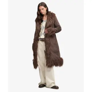 Manteau long femme Superdry Afghan image-4