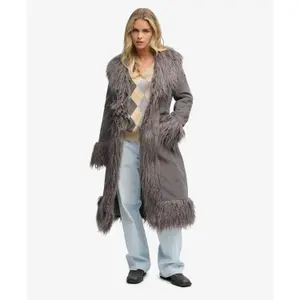 Manteau long femme Superdry Afghan image-1