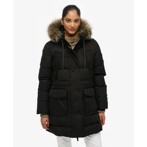 Women's mid-length down jacket Superdry Everest image-1
