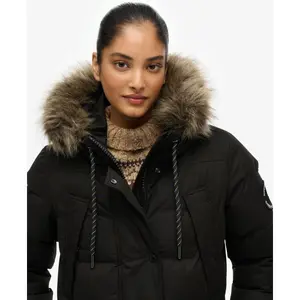 Women's mid-length down jacket Superdry Everest image-6