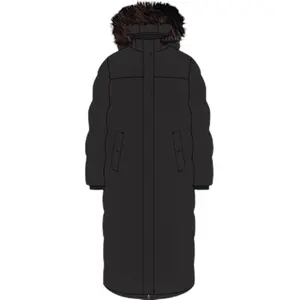 Lange Daunenjacke  Damen Superdry Everest image-1