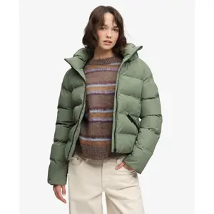 Casaco com capuz feminino Superdry City image-1