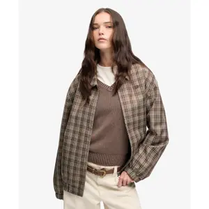 Checked coat for women Superdry image-2