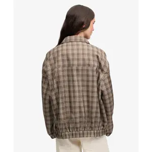 Checked coat for women Superdry image-5