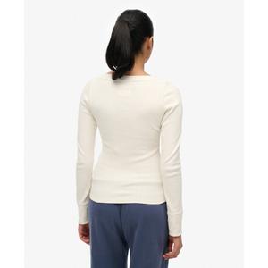 Damen Langarmhemd mit Knöpfen Superdry image-3