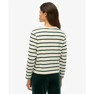 Striped women's sweatshirt Superdry Country Club image-3