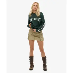 Sweatshirt col ras du cou femme Superdry Athletic Essentials image-2