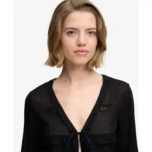 Long sleeve blouse for women Superdry image-3