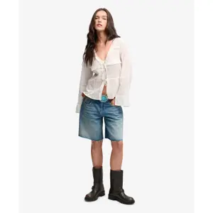 Long sleeve blouse for women Superdry image-4