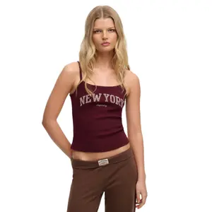 Women's Graphic Print Tank Top Superdry Athletic Essentials image-1