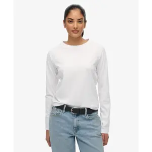 Women's long sleeve logo T-shirt Superdry Essential image-1