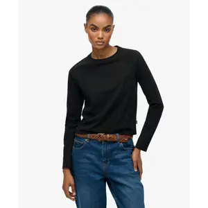 Women's long sleeve T-shirt Superdry Essential Logo image-1