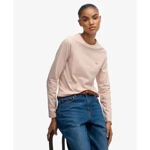 Women's long sleeve T-shirt Superdry Essential Logo image-3
