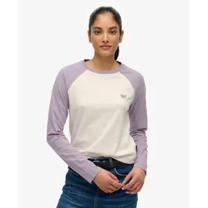 Women's long sleeve T-shirt Superdry Essential Logo image-1
