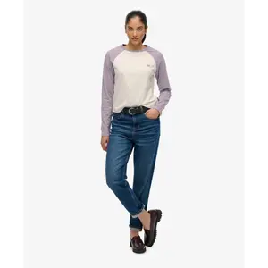 Women's long sleeve T-shirt Superdry Essential Logo image-3