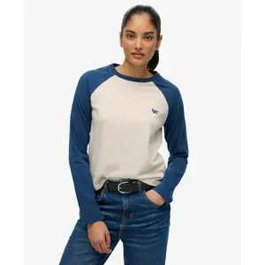 Women's long sleeve T-shirt Superdry Essential Logo image-1