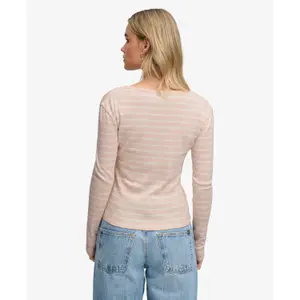 Gestreepte lange mouwen t-shirt voor dames Superdry Ath Ess image-4