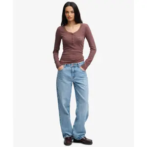 Dames-T-shirt met lange mouwen Superdry Athletic image-2