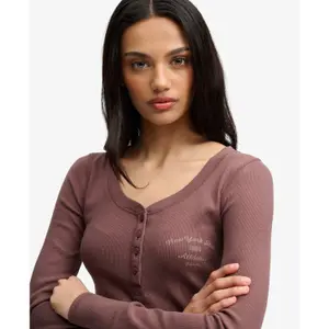 Dames-T-shirt met lange mouwen Superdry Athletic image-5