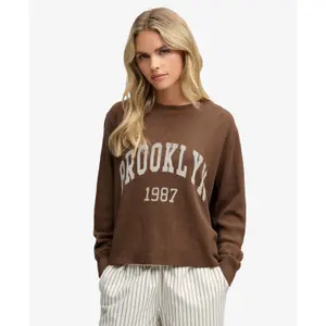 Sweatshirt woman Superdry Athletic Essential image-1