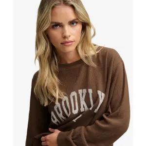 Sweatshirt woman Superdry Athletic Essential image-3