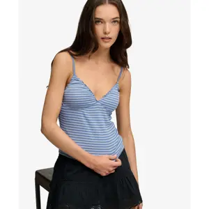 Débardeur gaufré col V femme Superdry Athletic Essential image-4