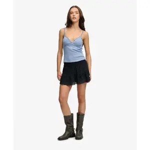 Débardeur gaufré col V femme Superdry Athletic Essential image-2