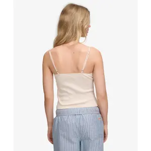 Débardeur gaufré col V femme Superdry Athletic Essential image-4