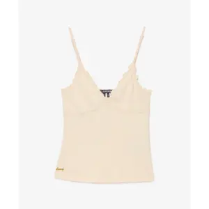 Débardeur gaufré col V femme Superdry Athletic Essential image-0