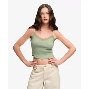Women's lace tank top Superdry Essential image-1
