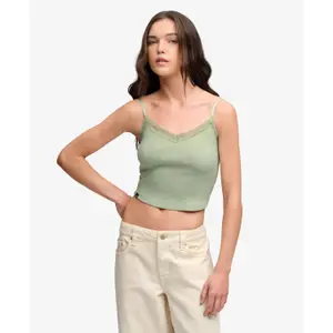 Women's lace tank top Superdry Essential image-2