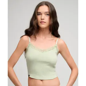 Women's lace tank top Superdry Essential image-5