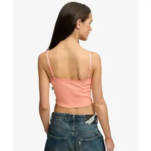 Lace Trim Vest Women Superdry Essential image-3