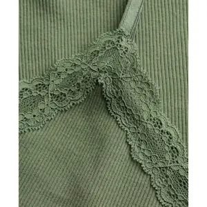 Lace Trim Vest Women Superdry Essential image-5