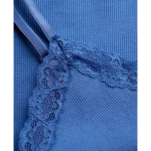 Lace Trim Cropped Vest Women Superdry Essentiel image-6