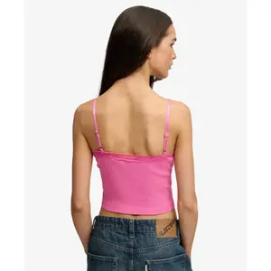 Lace Trim Vest Women Superdry Essential image-3