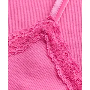 Lace Trim Vest Women Superdry Essential image-5