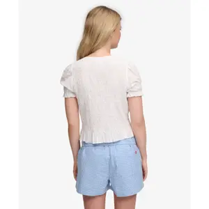 Smocked blouse for women Superdry image-2