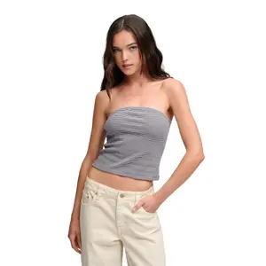 Women's bandeau top Superdry Athletic Essentials Stripe image-1