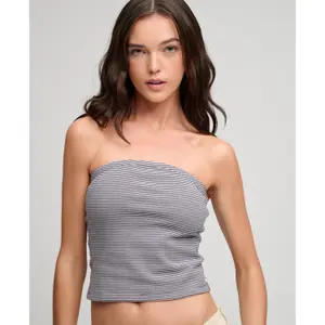 Women's bandeau top Superdry Athletic Essentials Stripe image-4