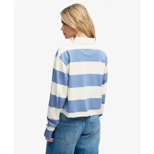 Langærmet poloshirt til kvinder Superdry Athletic Essentials image-4