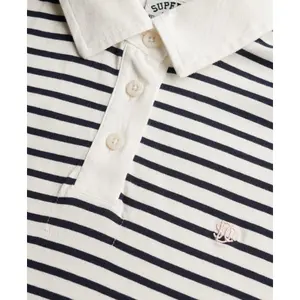 Women’s striped rugby T-shirt Superdry Athletic Essential image-1