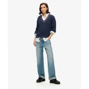 Pull met v-hals voor dames Superdry image-2