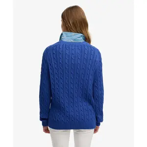 Lässiger Damen-Pullover mit Zopfmuster Superdry image-2