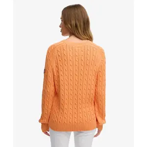Lässiger Damen-Pullover mit Zopfmuster Superdry image-3