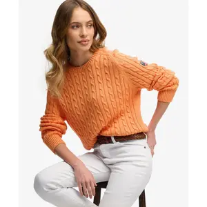 Lässiger Damen-Pullover mit Zopfmuster Superdry image-2